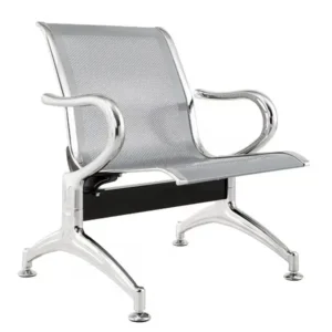 Cadeira Longarina 1 lugar - Modelo Cromada